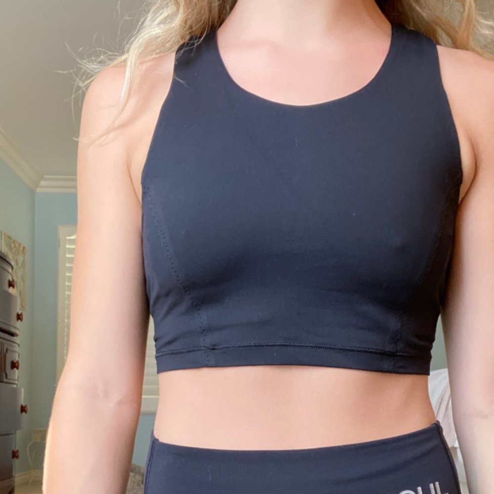 Lululemon Long-Line racerback sports bra size 8